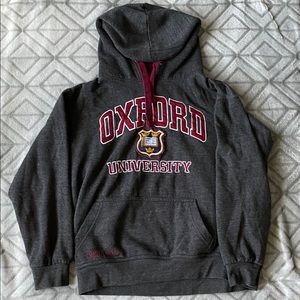Hooded Oxford sweatshirt